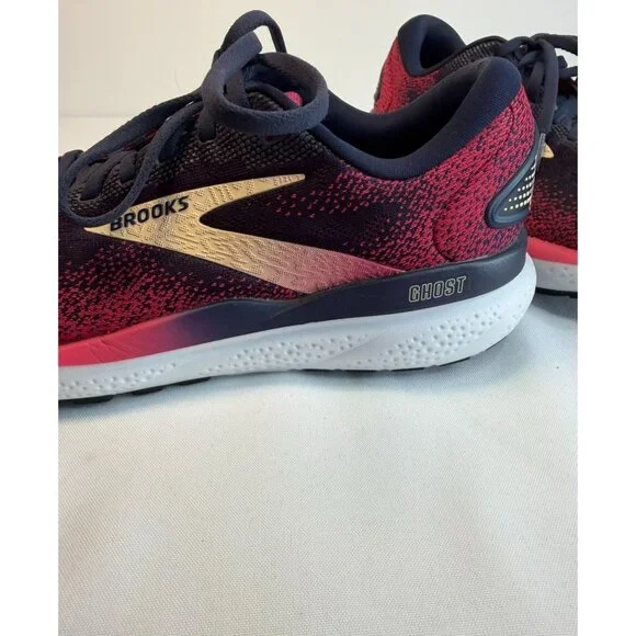 Brooks Ghost 16 Sneakers Women Size 8.5N Berry Purple Running Athletics Shoes